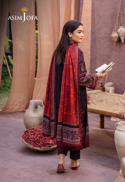 Asim Jofa | Prints Essentials | AJUB-12 - by - Libasekhas UK - Registered Vendor of : Asim Jofa - 100% Original Designer Dresss