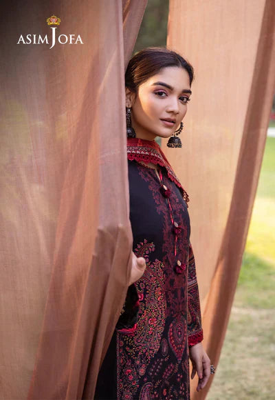 Asim Jofa | Prints Essentials | AJUB-12 - by - Libasekhas UK - Registered Vendor of : Asim Jofa - 100% Original Designer Dresss