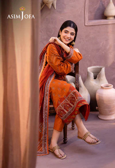 Asim Jofa | Prints Essentials | AJUB-07 - by - Libasekhas UK - Registered Vendor of : Asim Jofa - 100% Original Designer Dresss