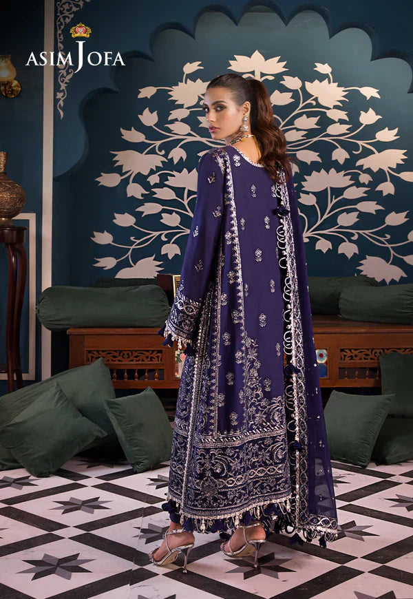 Asim Jofa | Fasana e Ishq Eid Luxury Lawn | AJFI-25 - by - Libasekhas UK - Registered Vendor of : Asim Jofa - 100% Original Designer Dresss