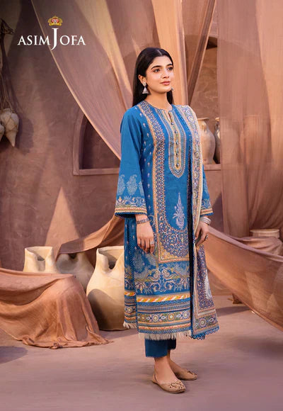 Asim Jofa | Prints Essentials | AJUB-16 - by - Libasekhas UK - Registered Vendor of : Asim Jofa - 100% Original Designer Dresss