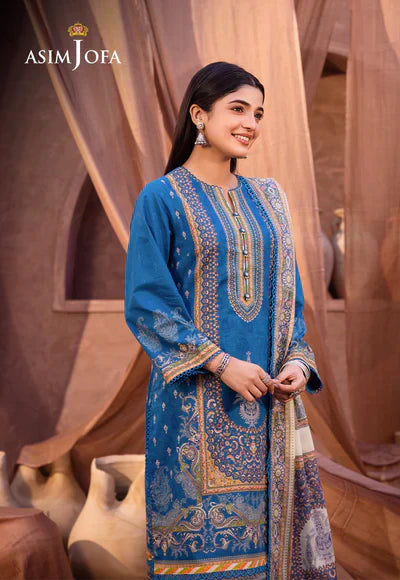 Asim Jofa | Prints Essentials | AJUB-16 - by - Libasekhas UK - Registered Vendor of : Asim Jofa - 100% Original Designer Dresss