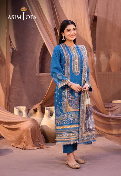 Asim Jofa | Prints Essentials | AJUB-16 - by - Libasekhas UK - Registered Vendor of : Asim Jofa - 100% Original Designer Dresss