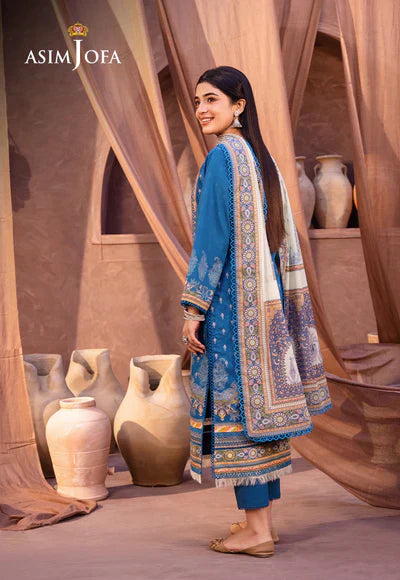 Asim Jofa | Prints Essentials | AJUB-16 - by - Libasekhas UK - Registered Vendor of : Asim Jofa - 100% Original Designer Dresss