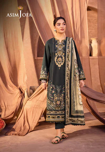 Asim Jofa | Prints Essentials | AJUB-13 - by - Libasekhas UK - Registered Vendor of : Asim Jofa - 100% Original Designer Dresss
