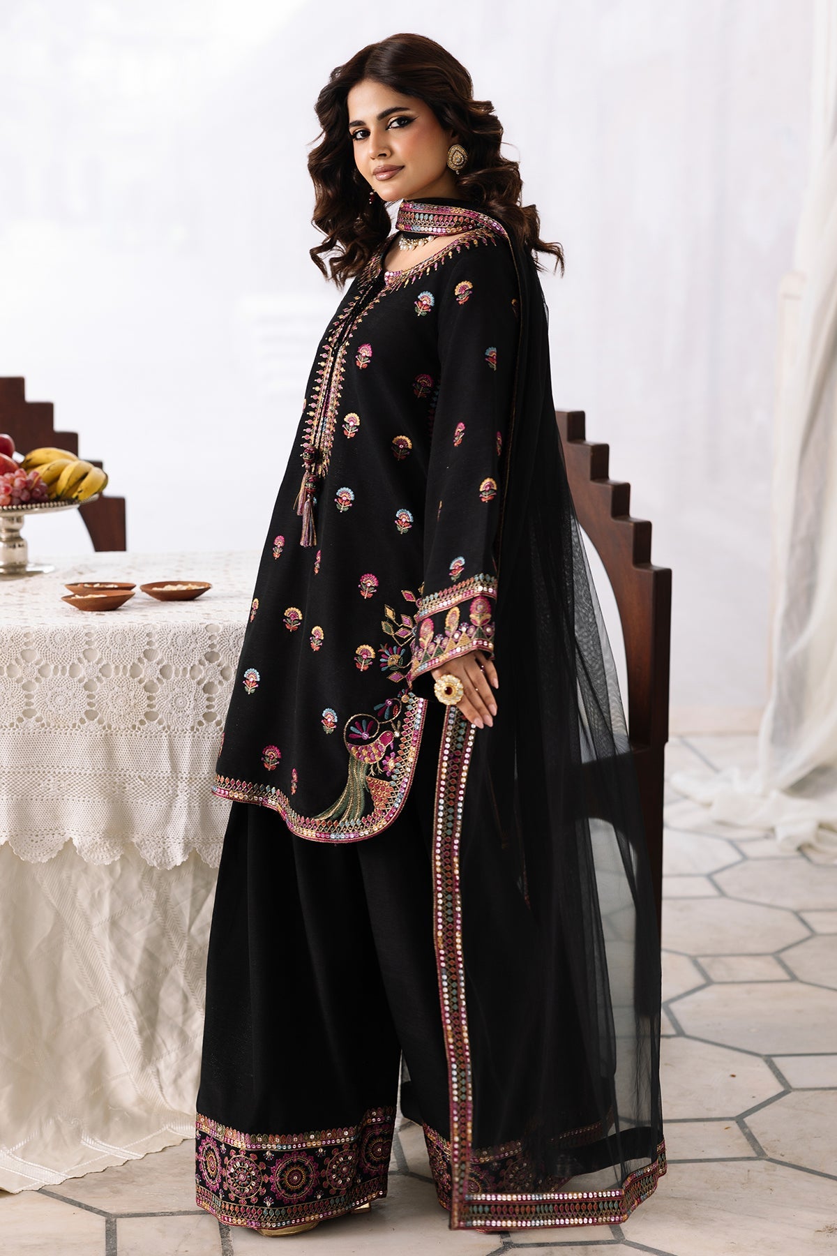 Charizma | Festive Pret | 3-PC Embroidered CMA-6-325 - by Libasekhas UK - Registered Vendor of : Charizma - 100% Original Designer Dress