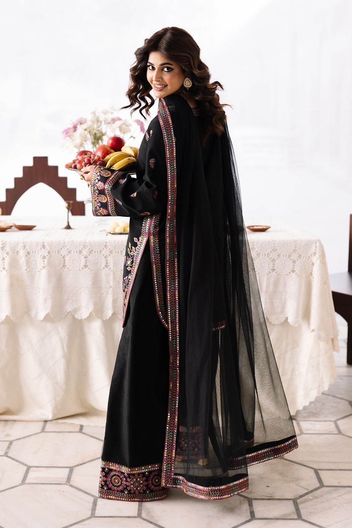Charizma | Festive Pret | 3-PC Embroidered CMA-6-325 - by Libasekhas UK - Registered Vendor of : Charizma - 100% Original Designer Dress
