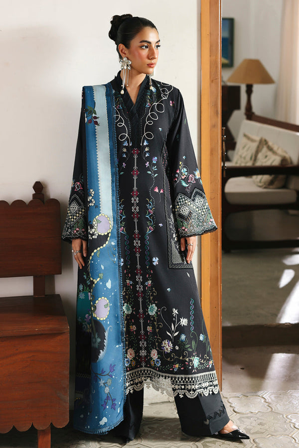 Qalamkar | QPrints Winter 25 | QW-06 (B) SKYE - by Libasekhas UK - Registered Vendor of : Qalamkar - 100% Original Designer Dress