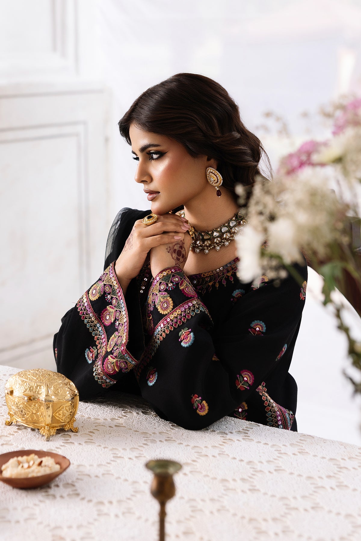 Charizma | Festive Pret | 3-PC Embroidered CMA-6-325 - by Libasekhas UK - Registered Vendor of : Charizma - 100% Original Designer Dress