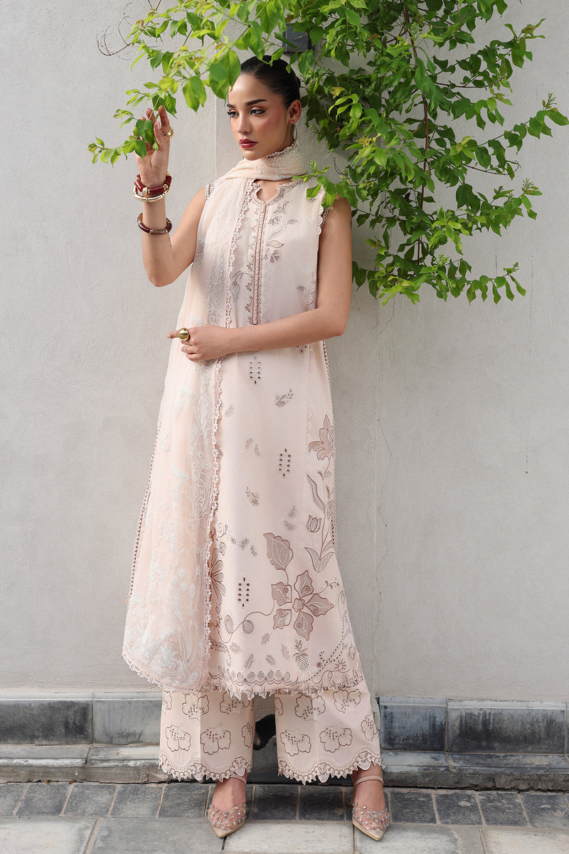 Qalamkar | Q Line Lawn 26 | QKL-10 MILA - by Libasekhas UK - Registered Vendor of : Qalamkar - 100% Original Designer Dress