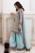 Charizma | Festive Pret | 3-Pcs Embroidered Raw Silk CMA-6-328 - by Libasekhas UK - Registered Vendor of : Charizma - 100% Original Designer Dress