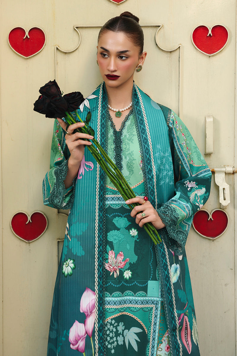 Qalamkar | QPrints Winter 25 | QW-08 (B) ANIKA - by Libasekhas UK - Registered Vendor of : Qalamkar - 100% Original Designer Dress