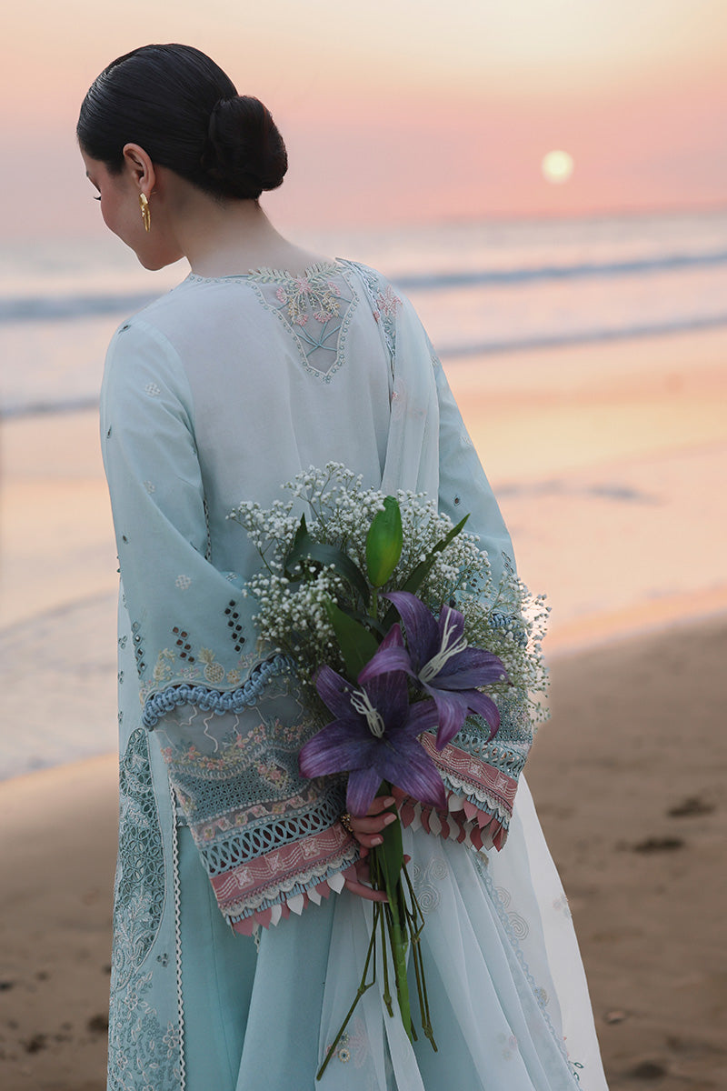 Qalamkar | Sahil Luxury Lawn 26 | SA-05 AYRA - by Libasekhas UK - Registered Vendor of : Qalamkar - 100% Original Designer Dress