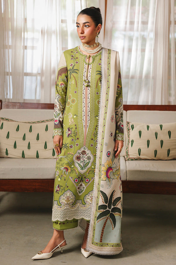 Qalamkar | QPrints Winter 25 | QW-07 (B) TAHLIA - by Libasekhas UK - Registered Vendor of : Qalamkar - 100% Original Designer Dress