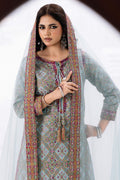 Charizma | Festive Pret | 3-Pcs Embroidered Raw Silk CMA-6-328 - by Libasekhas UK - Registered Vendor of : Charizma - 100% Original Designer Dress