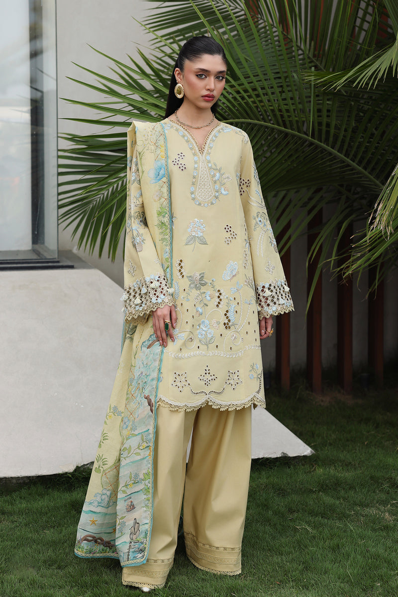 Qalamkar | Q Line Lawn 26 | QKL-11 MEIRA - by Libasekhas UK - Registered Vendor of : Qalamkar - 100% Original Designer Dress