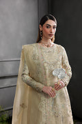Qalamkar | Elirah Formals 25 | MF-04 IVORY GRACE - by Libasekhas UK - Registered Vendor of : Qalamkar - 100% Original Designer Dress