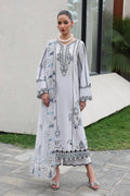 Qalamkar | Q Line Lawn 26 | QKL-03 SAMIA - by Libasekhas UK - Registered Vendor of : Qalamkar - 100% Original Designer Dress