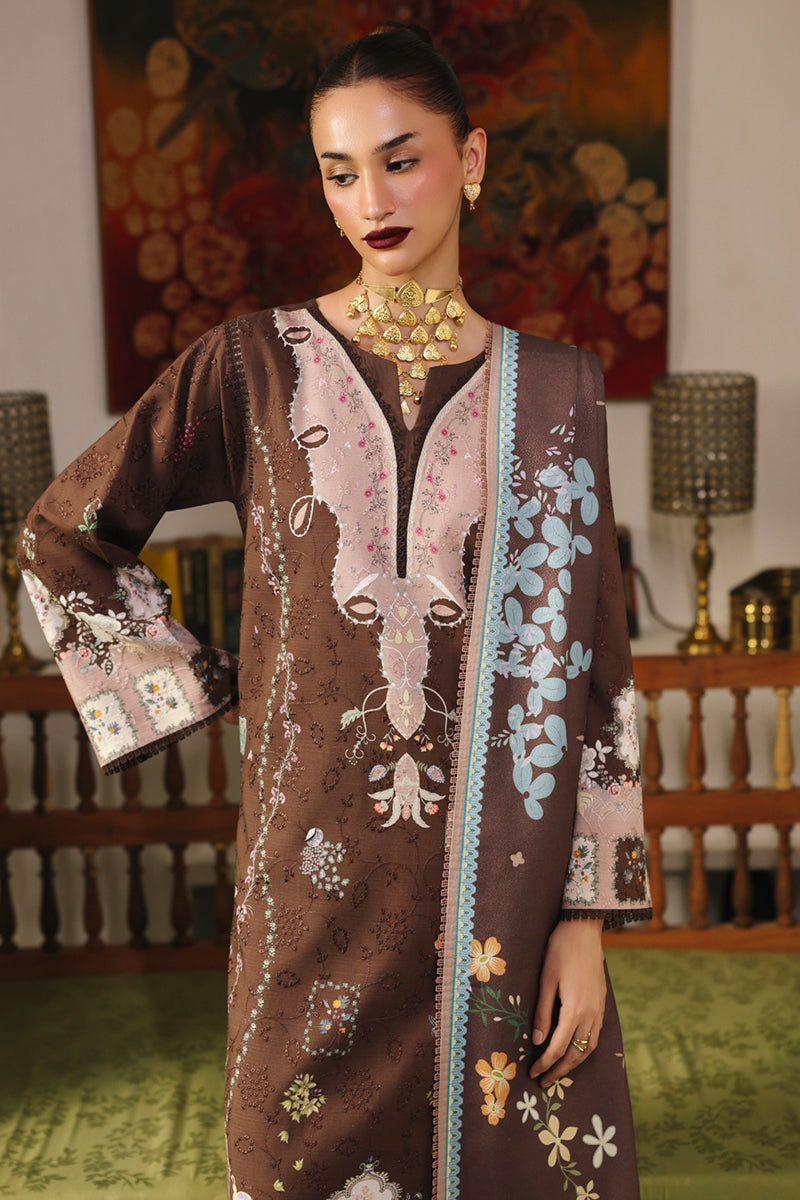 Qalamkar | QPrints Winter 25 | QW-09 (B) RABELLA - by Libasekhas UK - Registered Vendor of : Qalamkar - 100% Original Designer Dress