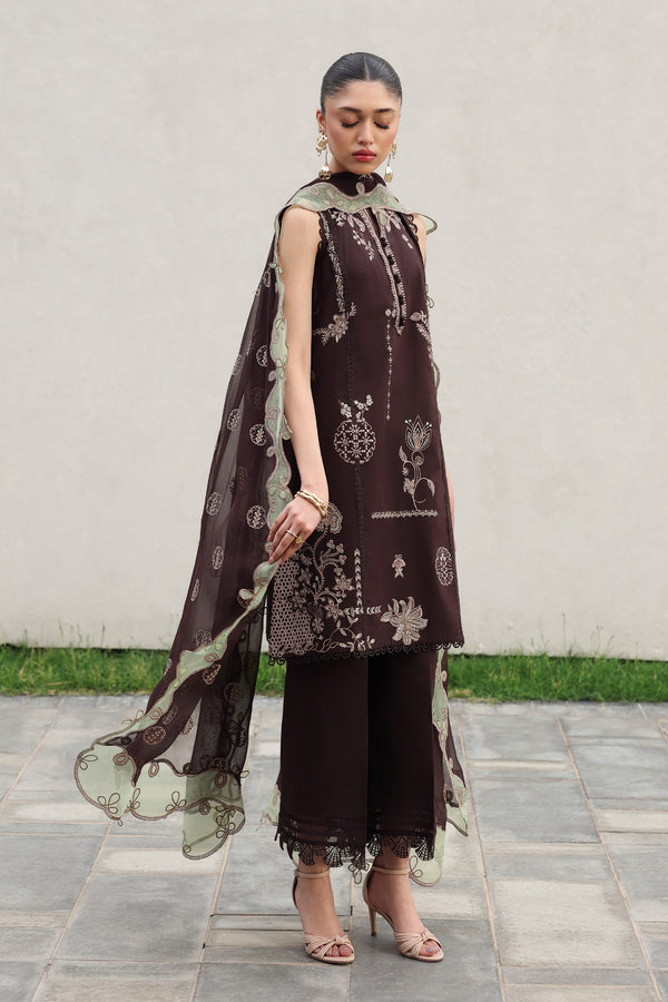 Qalamkar | Q Line Lawn 26 | QKL-15 YASRA - by Libasekhas UK - Registered Vendor of : Qalamkar - 100% Original Designer Dress