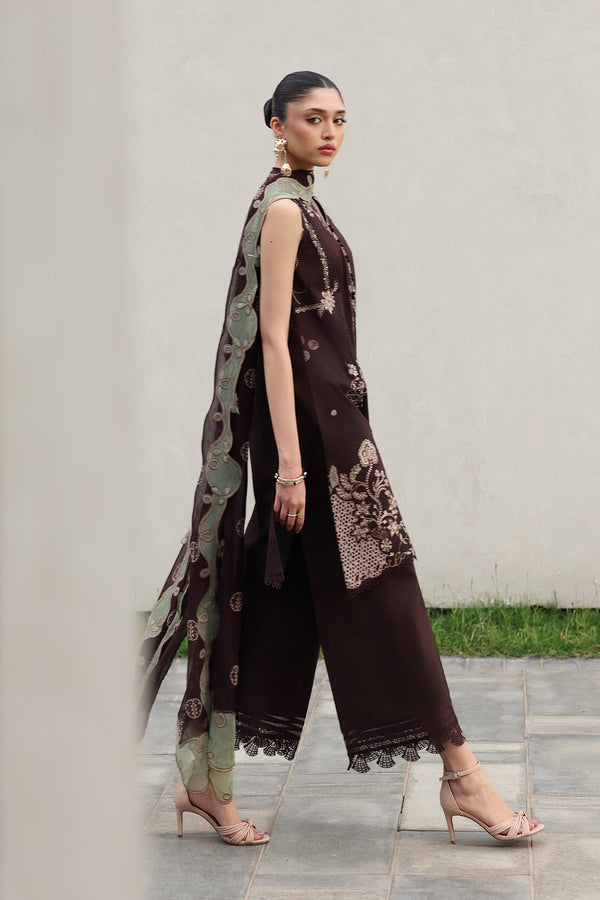 Qalamkar | Q Line Lawn 26 | QKL-15 YASRA - by Libasekhas UK - Registered Vendor of : Qalamkar - 100% Original Designer Dress