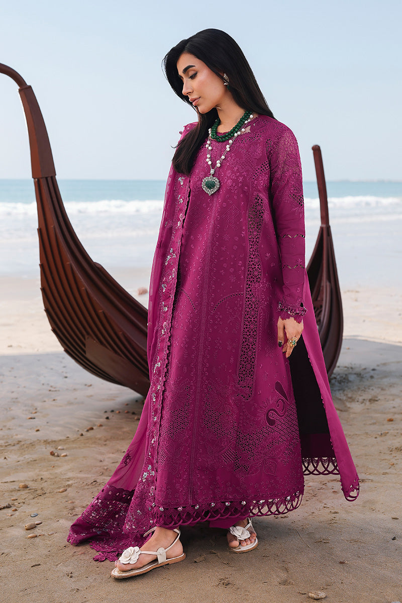 Qalamkar | Sahil Luxury Lawn 26 | SA-01 ZARA - by Libasekhas UK - Registered Vendor of : Qalamkar - 100% Original Designer Dress