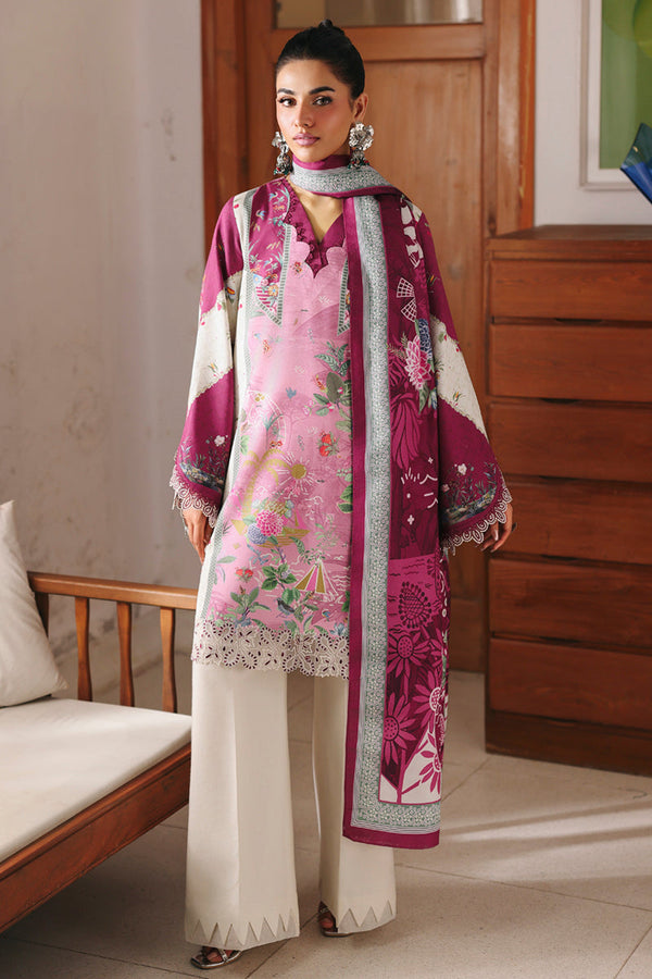 Qalamkar | QPrints Winter 25 | QW-10 (B) KENNA - by Libasekhas UK - Registered Vendor of : Qalamkar - 100% Original Designer Dress