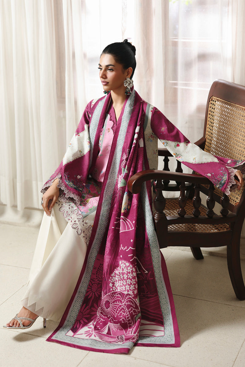 Qalamkar | QPrints Winter 25 | QW-10 (B) KENNA - by Libasekhas UK - Registered Vendor of : Qalamkar - 100% Original Designer Dress