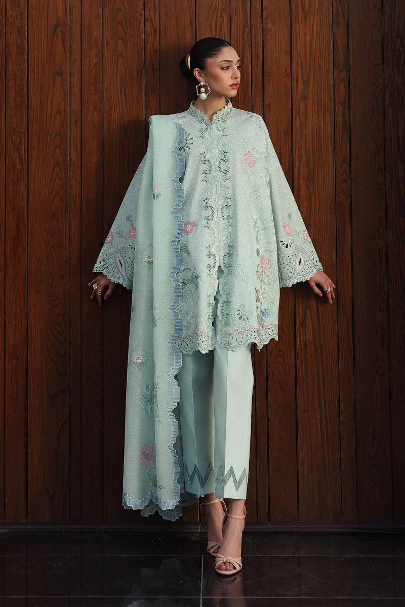 Qalamkar | Q Line Lawn 26 | QKL-07 LEYA - by Libasekhas UK - Registered Vendor of : Qalamkar - 100% Original Designer Dress