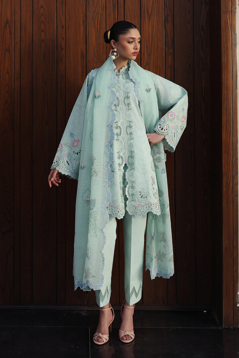 Qalamkar | Q Line Lawn 26 | QKL-07 LEYA - by Libasekhas UK - Registered Vendor of : Qalamkar - 100% Original Designer Dress