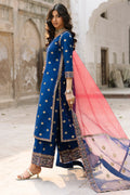 Charizma | Festive Pret | 3-PC Embroidered Raw-Silk CMA-6-323 - by Libasekhas UK - Registered Vendor of : Charizma - 100% Original Designer Dress