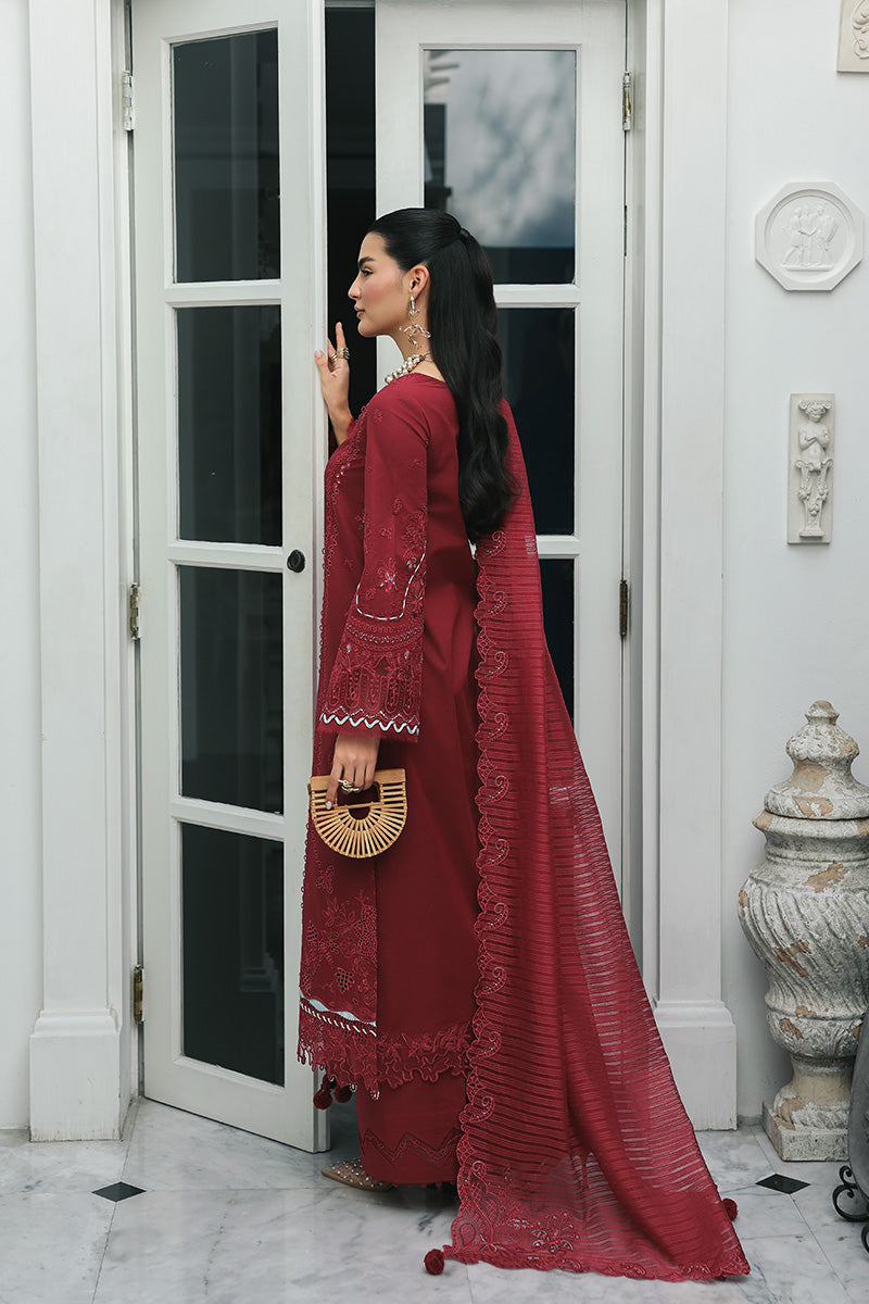 Qalamkar | Q Line Lawn Drop | RP-16 QISTAH - by Libasekhas UK - Registered Vendor of : Qalamkar - 100% Original Designer Dress