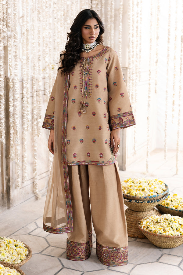 Charizma | Festive Pret | 3-PC Embroidered Silk CMA-6-326 - by Libasekhas UK - Registered Vendor of : Charizma - 100% Original Designer Dress