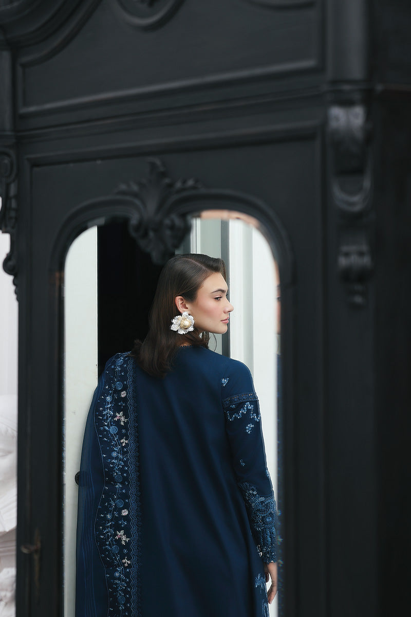 Qalamkar | Q Line Lawn Drop | RP-10 ZOHAL - by Libasekhas UK - Registered Vendor of : Qalamkar - 100% Original Designer Dress