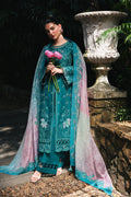 Qalamkar | Q Line Lawn Drop | RP-03 SAPPHIRE - by Libasekhas UK - Registered Vendor of : Qalamkar - 100% Original Designer Dress