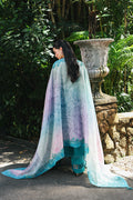 Qalamkar | Q Line Lawn Drop | RP-03 SAPPHIRE - by Libasekhas UK - Registered Vendor of : Qalamkar - 100% Original Designer Dress