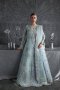 Qalamkar | Elirah Formals 25 | MF-08 SERENE AQUA - by Libasekhas UK - Registered Vendor of : Qalamkar - 100% Original Designer Dress