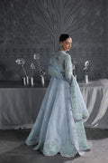 Qalamkar | Elirah Formals 25 | MF-08 SERENE AQUA - by Libasekhas UK - Registered Vendor of : Qalamkar - 100% Original Designer Dress