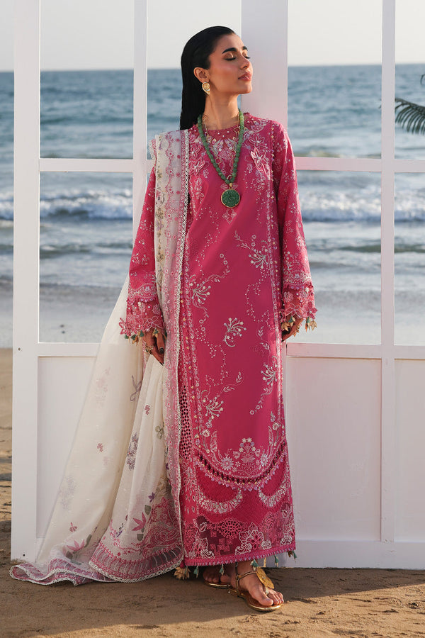Qalamkar | Sahil Luxury Lawn 26 | SA-13 TARA - by Libasekhas UK - Registered Vendor of : Qalamkar - 100% Original Designer Dress