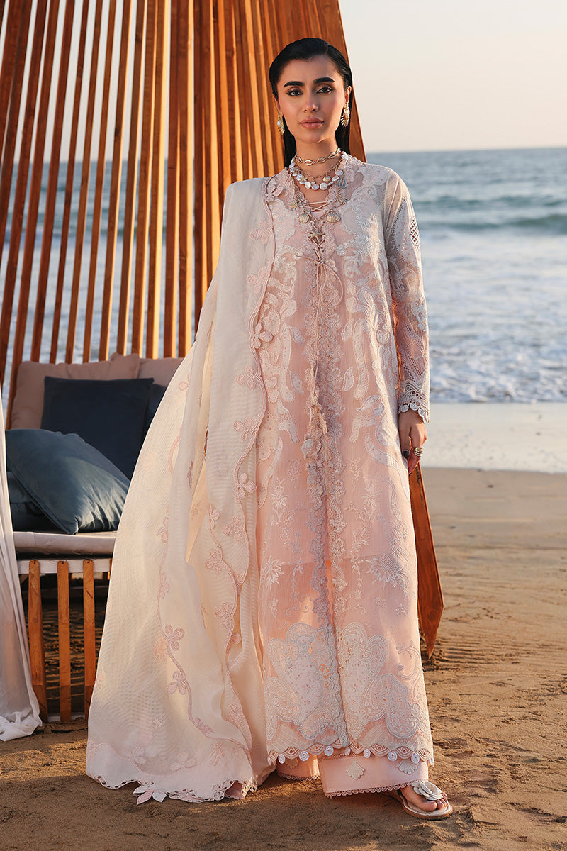 Qalamkar | Sahil Luxury Lawn 26 | SA-06 MAHUR - by Libasekhas UK - Registered Vendor of : Qalamkar - 100% Original Designer Dress