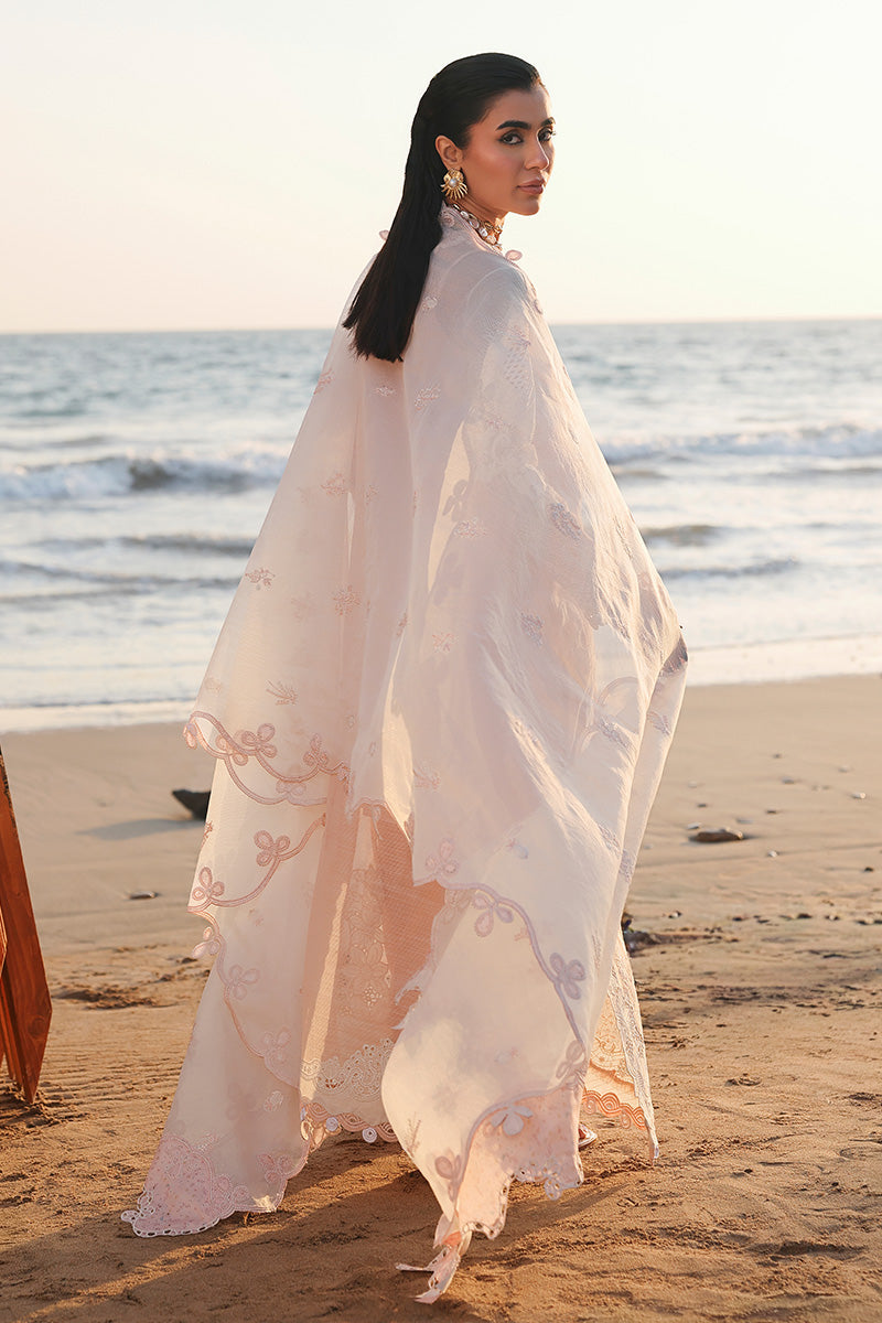 Qalamkar | Sahil Luxury Lawn 26 | SA-06 MAHUR - by Libasekhas UK - Registered Vendor of : Qalamkar - 100% Original Designer Dress