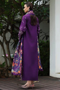 Qalamkar | Q Linen 25 | KL-15 IRIS - by Libasekhas UK - Registered Vendor of : Qalamkar - 100% Original Designer Dress