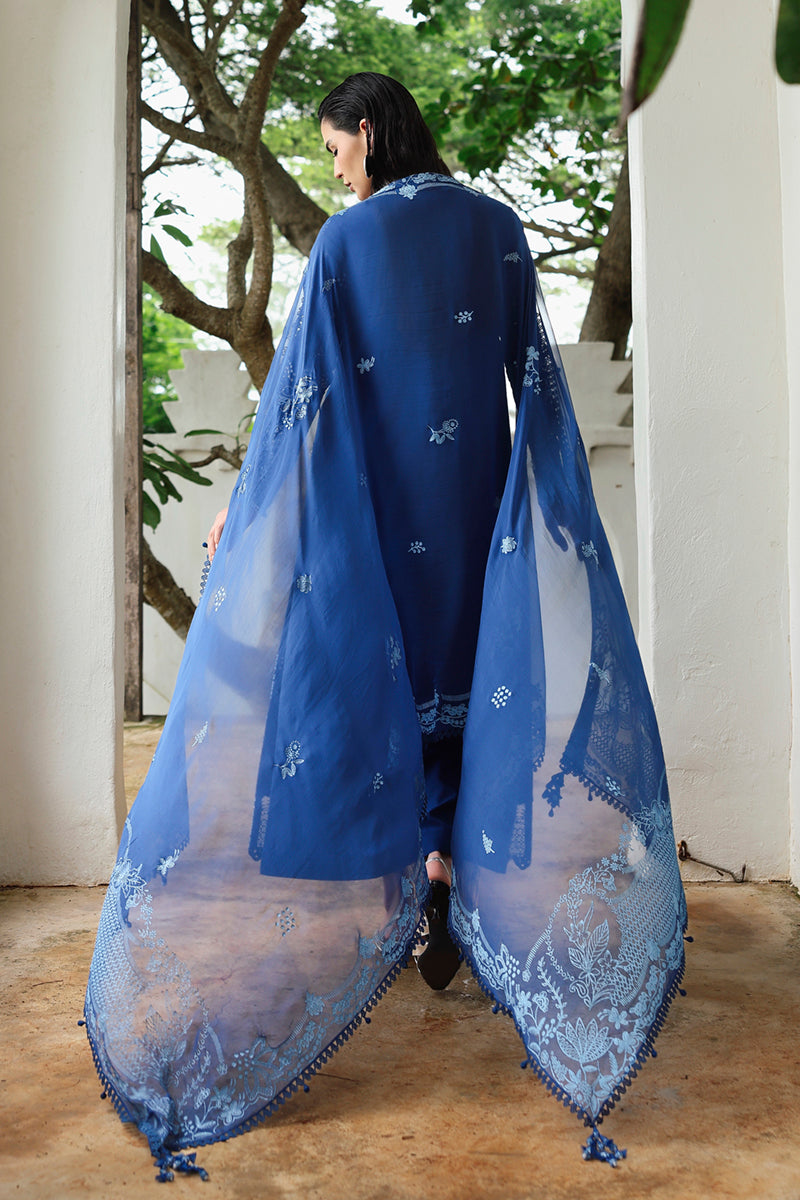 Qalamkar | Q Linen 25 | KL-03 ECLIPSE - by Libasekhas UK - Registered Vendor of : Qalamkar - 100% Original Designer Dress