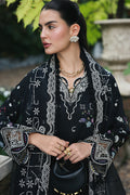Qalamkar | Q Line Lawn Drop | RP-07 OBSIDIAN - by Libasekhas UK - Registered Vendor of : Qalamkar - 100% Original Designer Dress