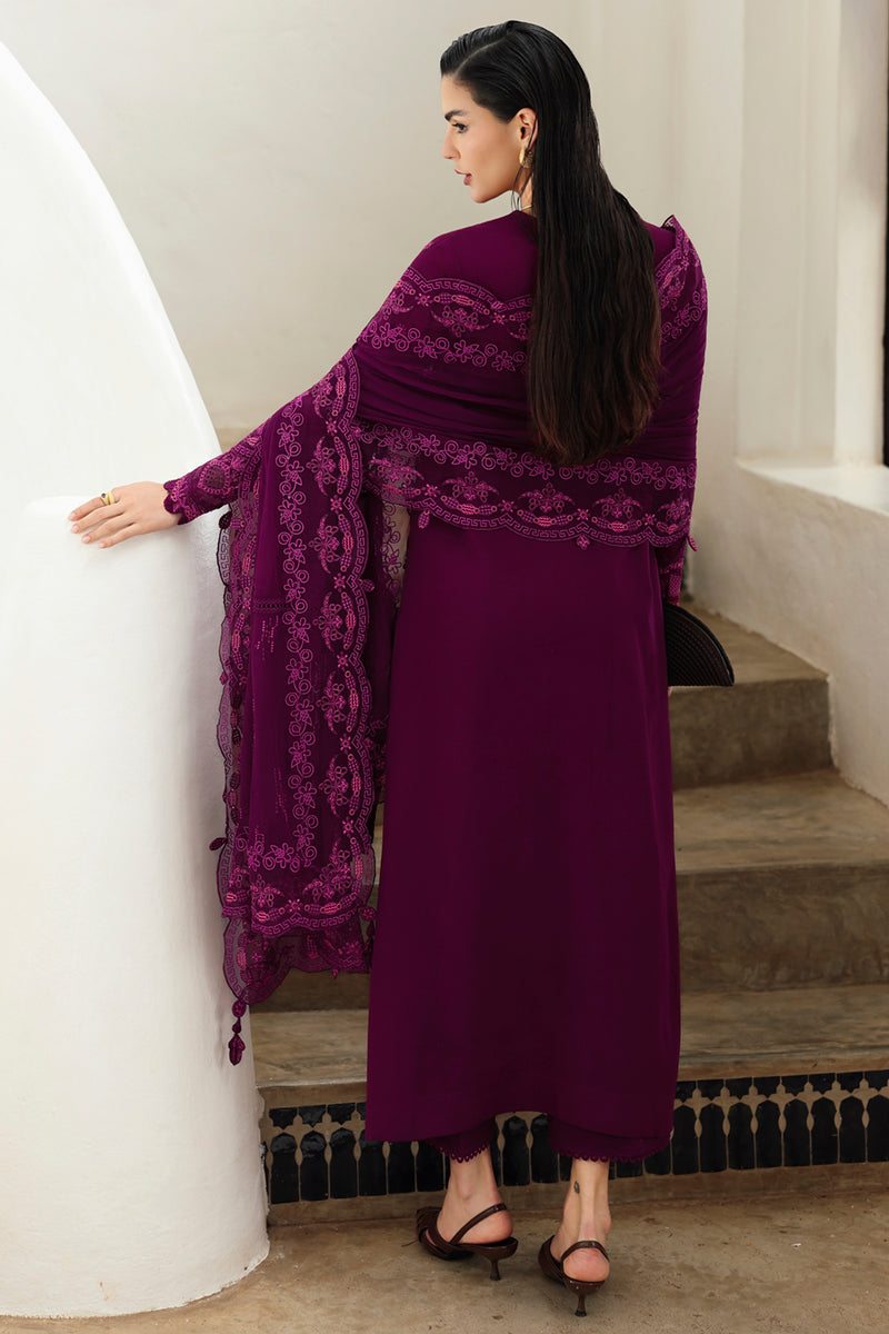 Qalamkar | Q Linen 25 | KL-01 VEYRAH - by Libasekhas UK - Registered Vendor of : Qalamkar - 100% Original Designer Dress