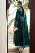 Qalamkar | Q Linen 25 | KL-11 MEADOW - by Libasekhas UK - Registered Vendor of : Qalamkar - 100% Original Designer Dress