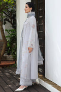 Qalamkar | Q Linen 25 | KL-02 HAZE - by Libasekhas UK - Registered Vendor of : Qalamkar - 100% Original Designer Dress