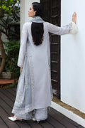 Qalamkar | Q Linen 25 | KL-02 HAZE - by Libasekhas UK - Registered Vendor of : Qalamkar - 100% Original Designer Dress