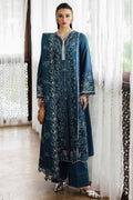 Qalamkar | Q Linen 25 | KL-05 LUSH - by Libasekhas UK - Registered Vendor of : Qalamkar - 100% Original Designer Dress