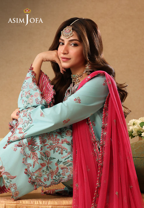 Asim Jofa | Kinza Festive Edit | AJULIF-02 - by Libasekhas UK - Registered Vendor of : Asim Jofa - 100% Original Designer Dress